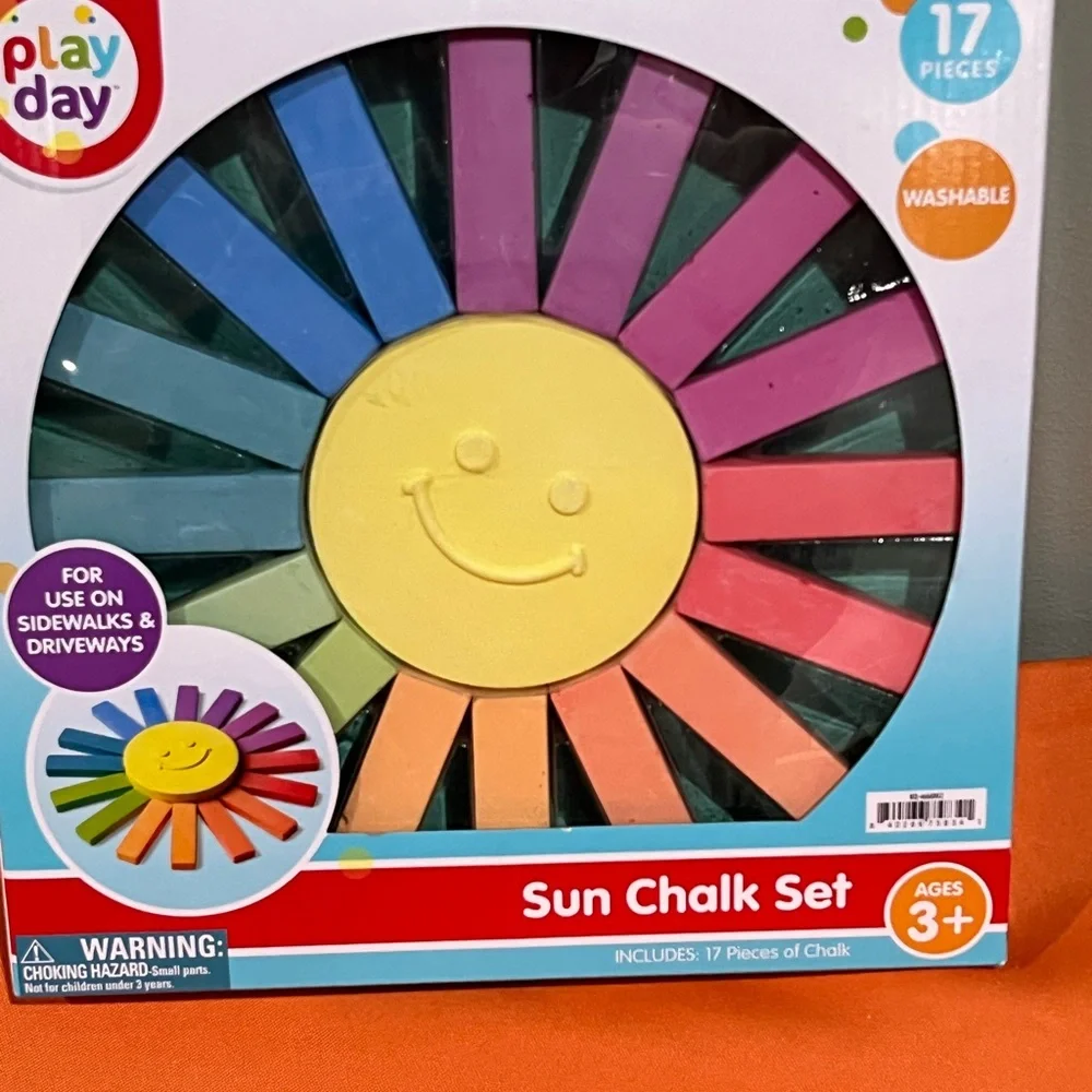 6/$25 Vibrant Sun Chalk Set for Kids - Picture 7 of 8